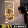 Luxury Led Wall Clocks Digital Living Room Interior Modern Silent Clock Wall Design Creative Orologio Da Parete Home Decoration