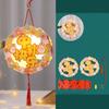 Chinese Handheld Rabbit  Lantern Handmade Light-Up Bunny Lantern  Mid-Autumn Festival