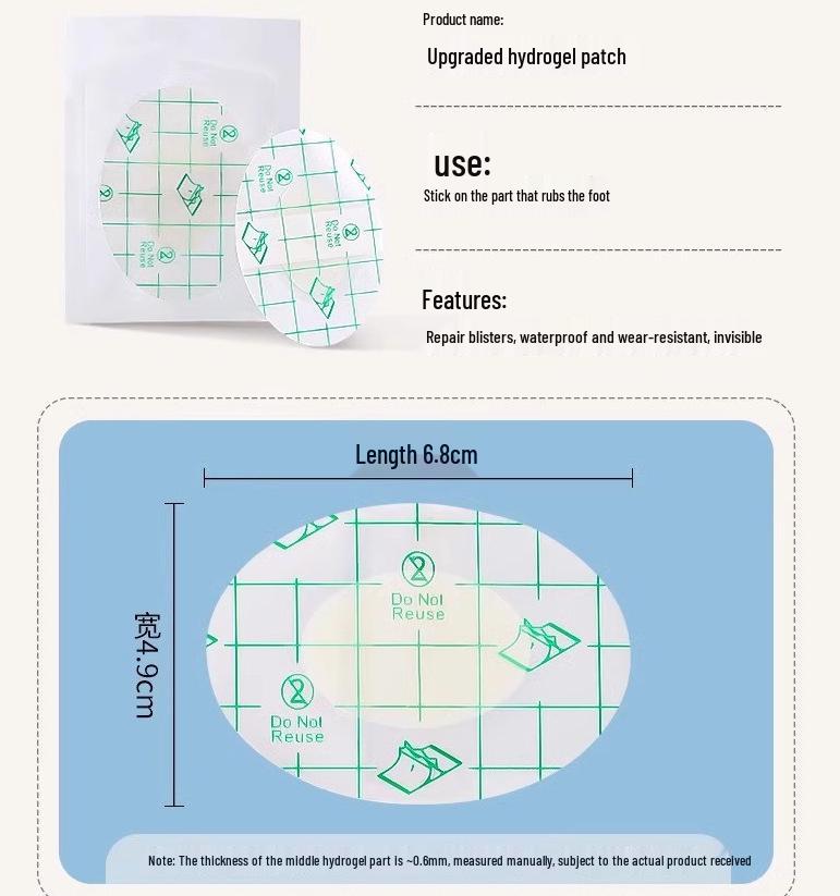 

Anti-Pain Thin Invisible Heel and Foot Protection Patch - 40 Pieces