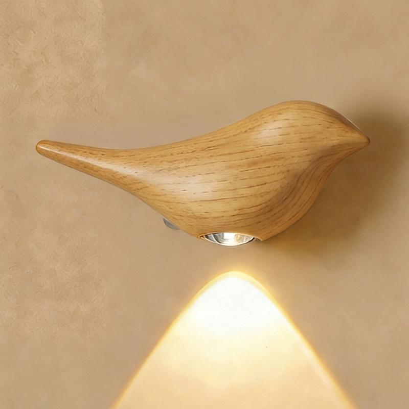 Vogelförmige automatische Sensor-Nachtlampe Moderne LED-Wandleuchte Flurleuchte USB-wiederaufladbare Wandleuchte Langlebig