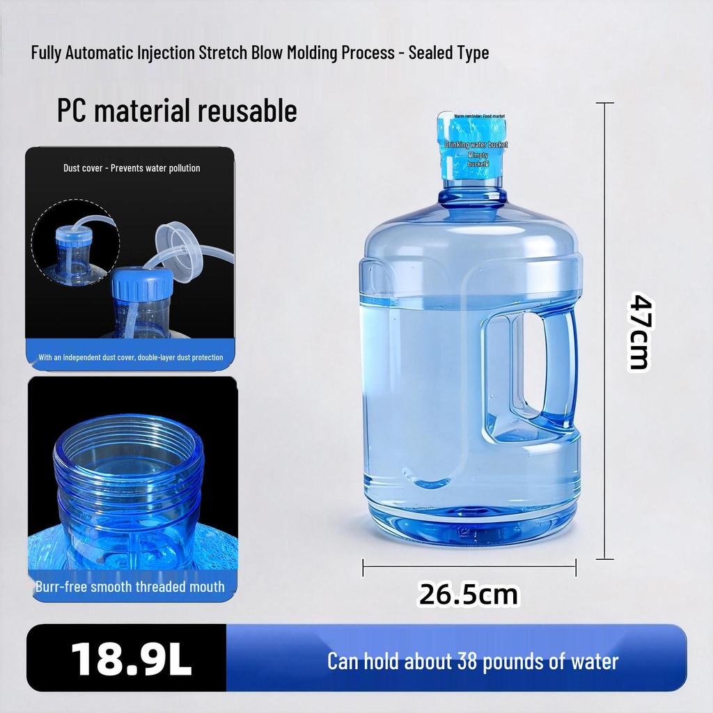 Thickened Portable Mineral Water Dispenser Bucket for Household Use
