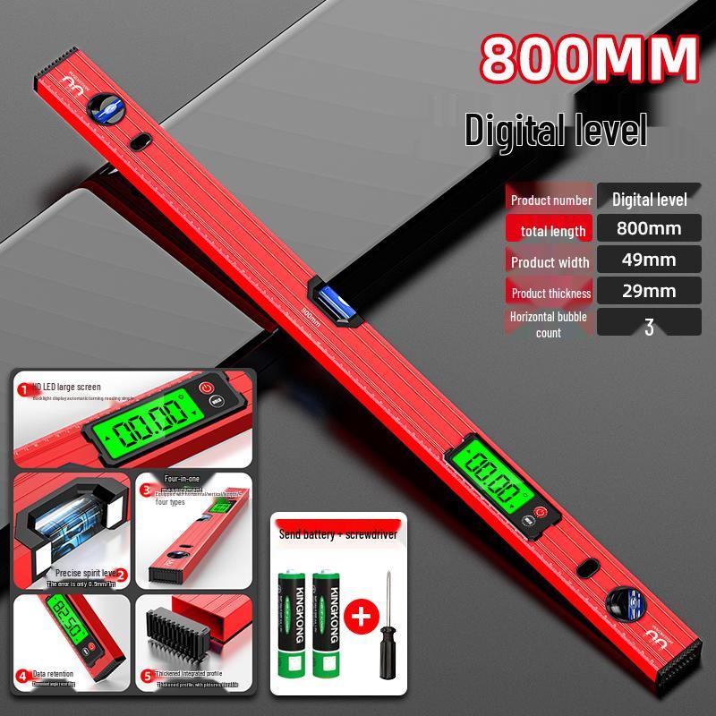 2026 High-Precision Magnetic Digital Electronic Spirit Level Ruler