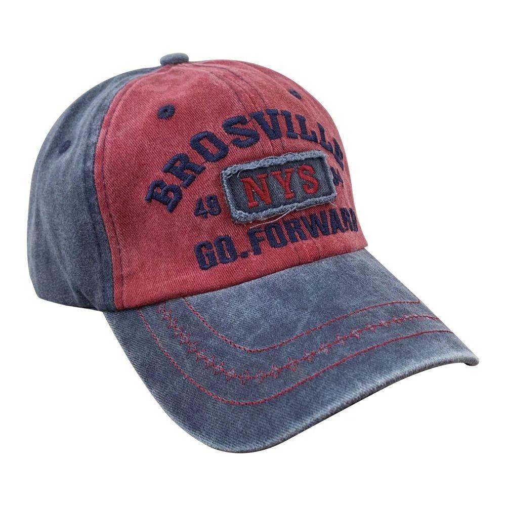 Embroidery Women Baseball Cap Sunscreen Letter Washed Denim Cap Sunscreen Baseball Hat  Unisex
