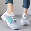 Schuhe Damen vielseitig Sommer neu lässig einzelne Schuhe 2025 Mesh atmungsaktiv Sport Plateau Dad Schuhe