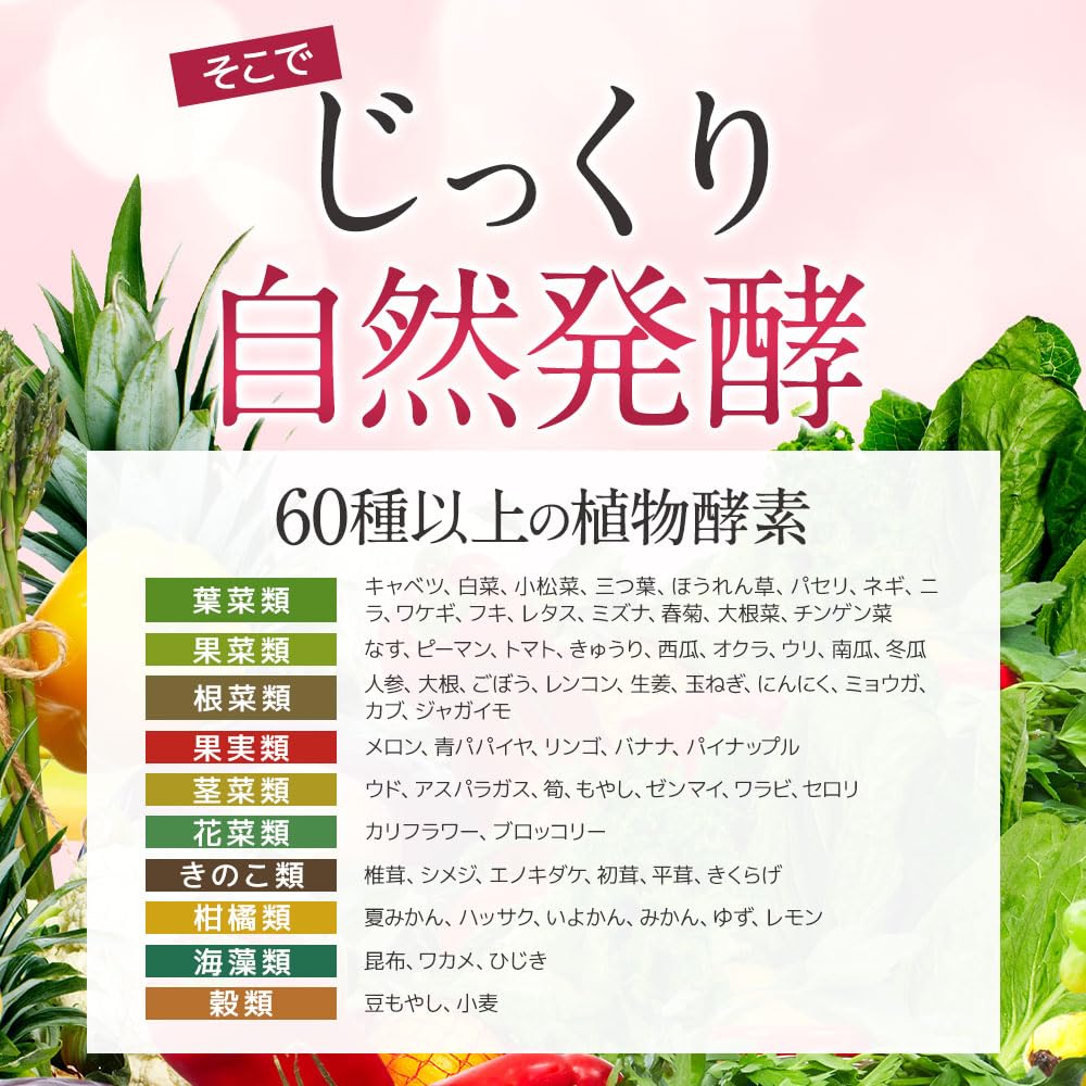 than 60 types of plant fermented Organland Fascinating Enzyme Drink 100g Powder Smoothie [More enzymes] Additive-free
