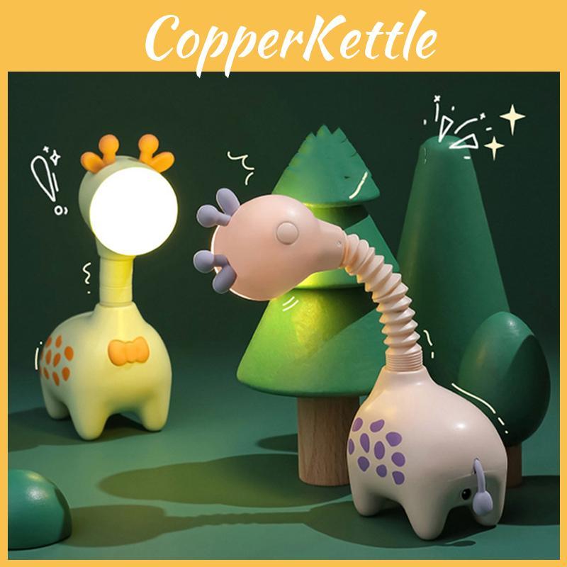 Tragbares wiederaufladbares Mini-Nachtlicht im Giraffen-Design für Kinder