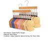 Closet Organizer Leggings Hanger with 10 or 12 Clips Space Saving Pants Hanger No Trace Metal Clips for Yoga Pants Jeans Skirts T-Shirts