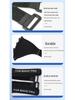 Black Multi-Spec Non-Slip Magic Tape Cable Ties - Data Cable Organizer with Buckle