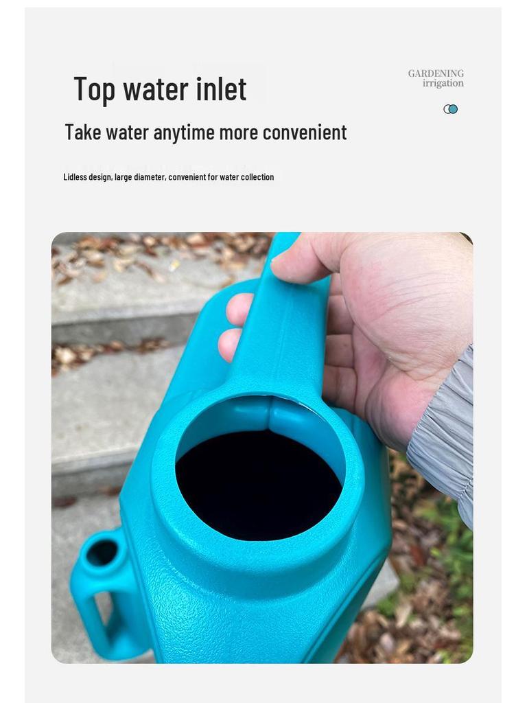 5L/8L Gießkanne mit langem Ausguss und Brausekopf - Großes Fassungsvermögen für Gartenarbeit, Blumen und Gemüse