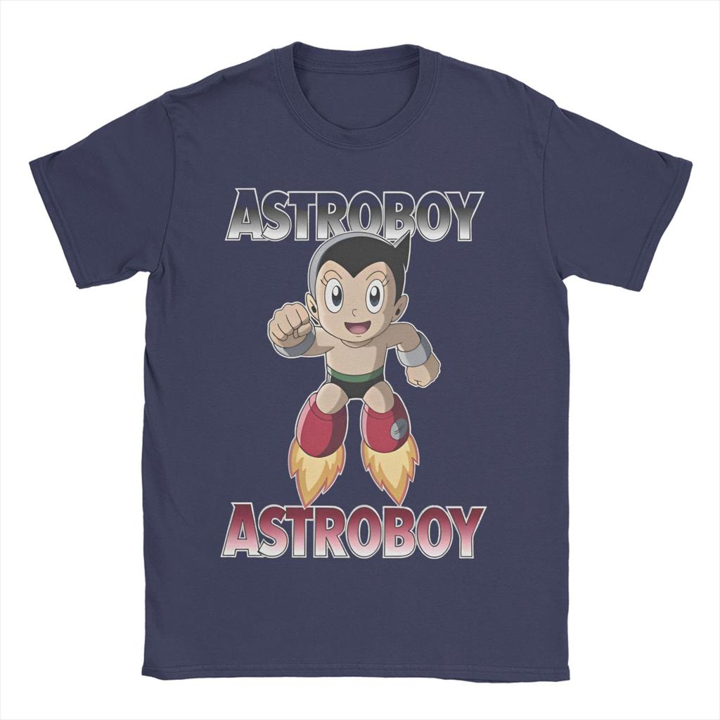 Astro Boy   TShirt Summer  Anime  Hippie T Shirts Unisexs Pure Cotton Crew Neck Plus Size Clothing Short Sleeve YK Casual Tops