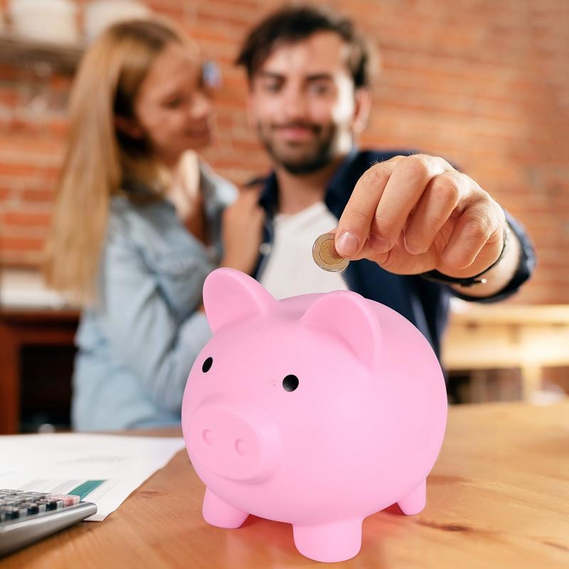 Hot Large Piggy Bank, Unbreakable Plastic Money Bank, Coin Bank For Girls And Boys, Practical Gifts For Birthday
