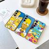 Adult Animation Simpsons Phone Case For Samsung S 24 Fe 25 Ultra Plus 20 Lite 21 30 22 23 24 22 Ultra 5G Fundas