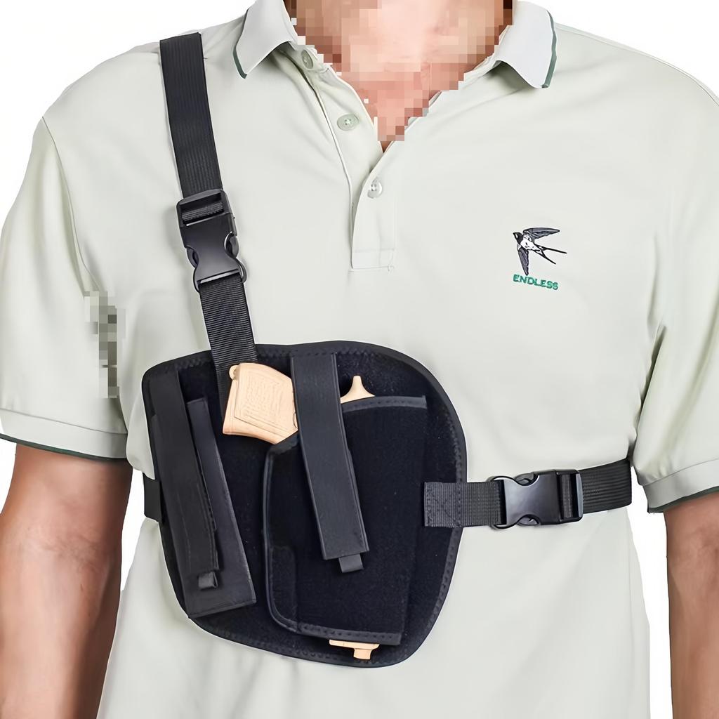 Rubber Neoprene Quick Dial Armpit Holster Gun Bag Right And Left Handed