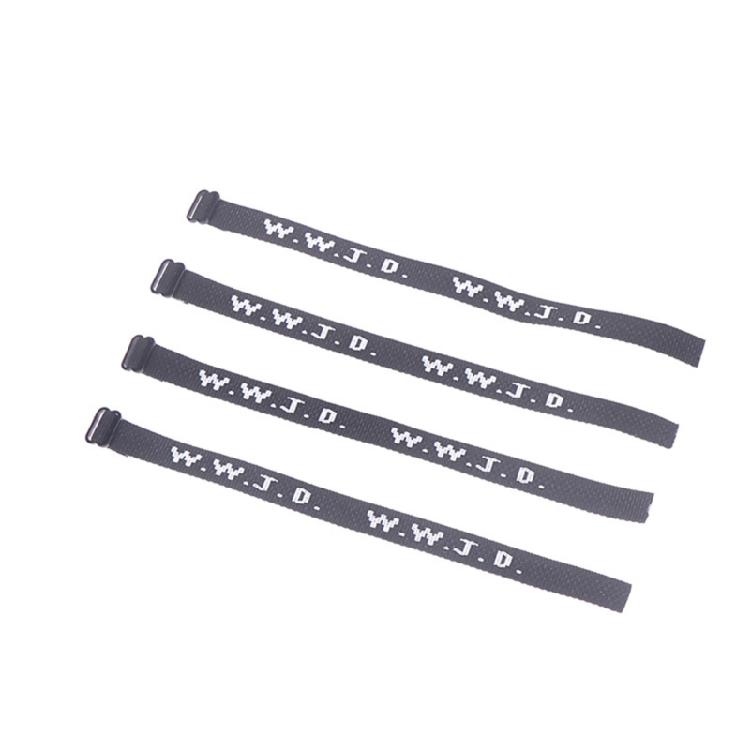 4Pieces What Would Jesus Do Woven Wristbands Religious Christian WWJD Bracelet 1