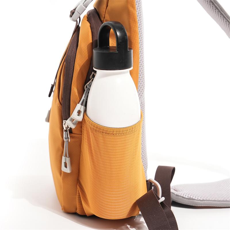 Lightweight Nylon Sling Bag for Men Women Crossbody Chest Backpack Travel Shoulder Purse