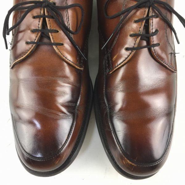 70s-80s Vintage Made In USA J.C. Penney U-Tip Goodyear Welted Business Shoes Brown Size 8.5D 26.0-26.5 Men's(USED)