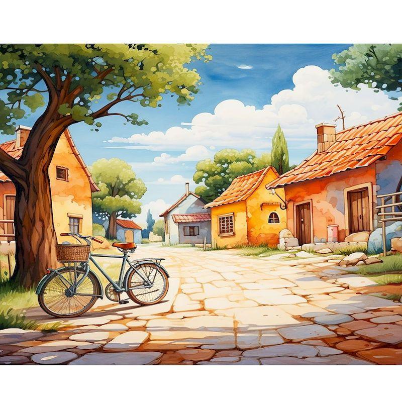 DIY 5D Diamant Malerei Haus Landschaft Diamant Stickerei Mosaik Volle Runde Bohrer Kreuz Stich Hause Dekoration Geschenk