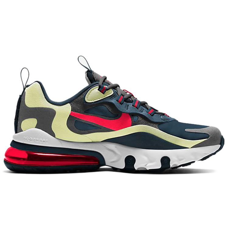 New Nike Air Max 270 Iron Grey Lime Crimson GS BQ0103-015