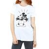 Disney Womens/Ladies Mickey Mouse Scared Cotton Boyfriend T-Shirt