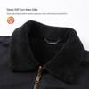 MONTAGUT Men's Reversible Cotton Lamb Fleece Winter Jacket