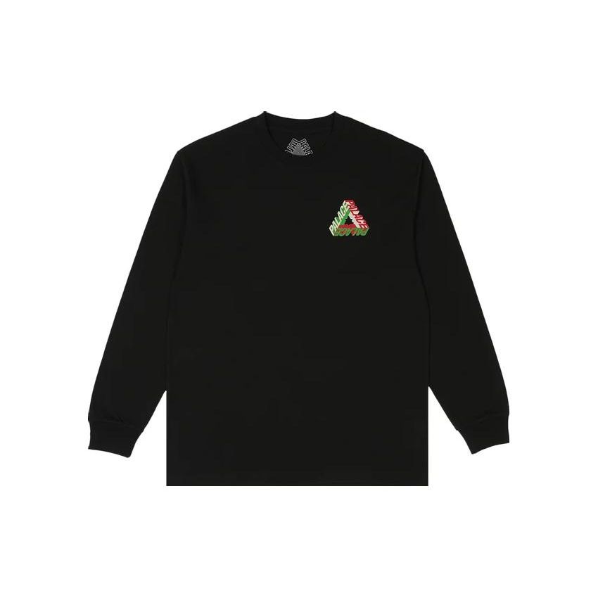 Palace P-3D Longsleeve Black Men Tops P25LS018