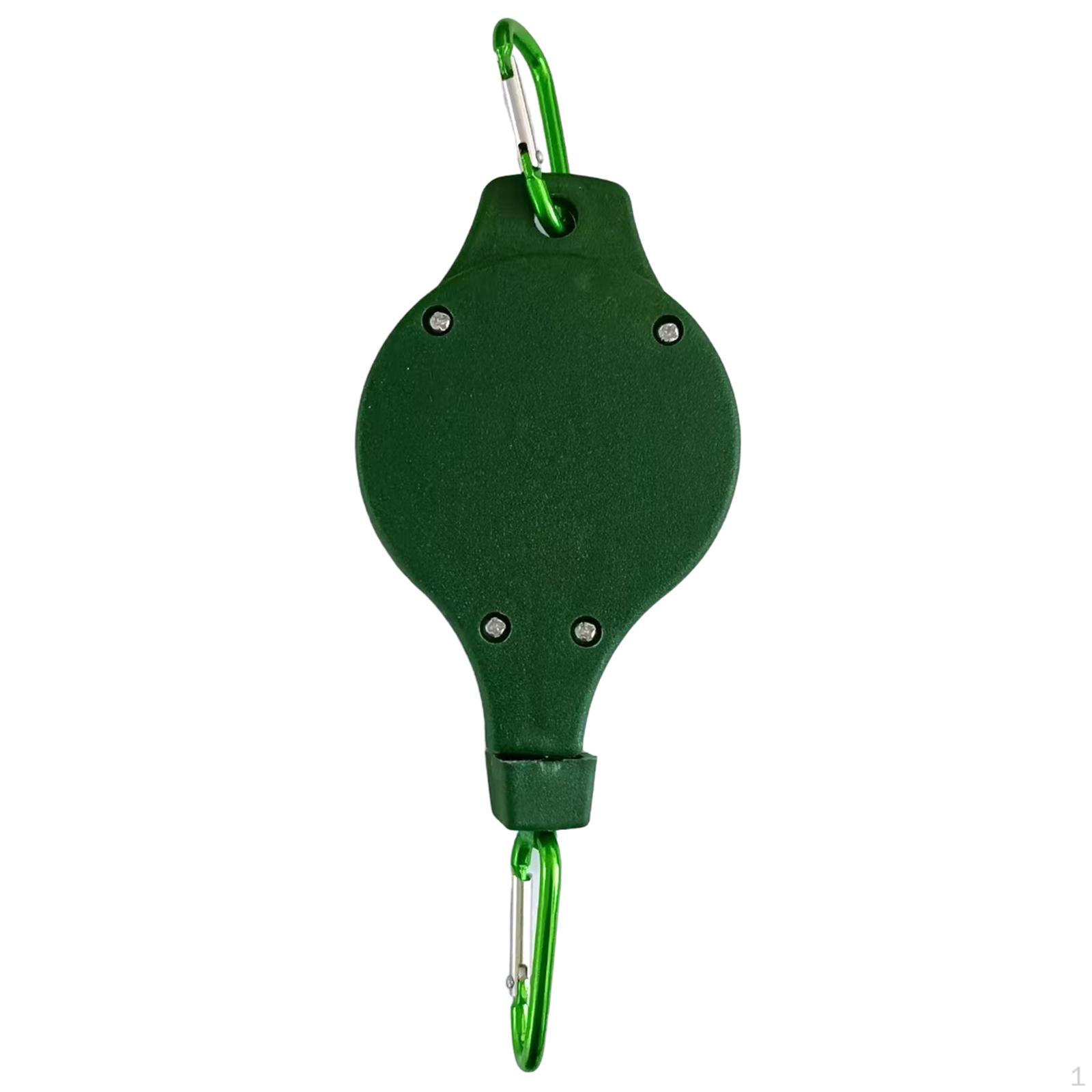 

Регулируемый подвес для растений со шкивом для уличных цветочных горшков светло-зеленый