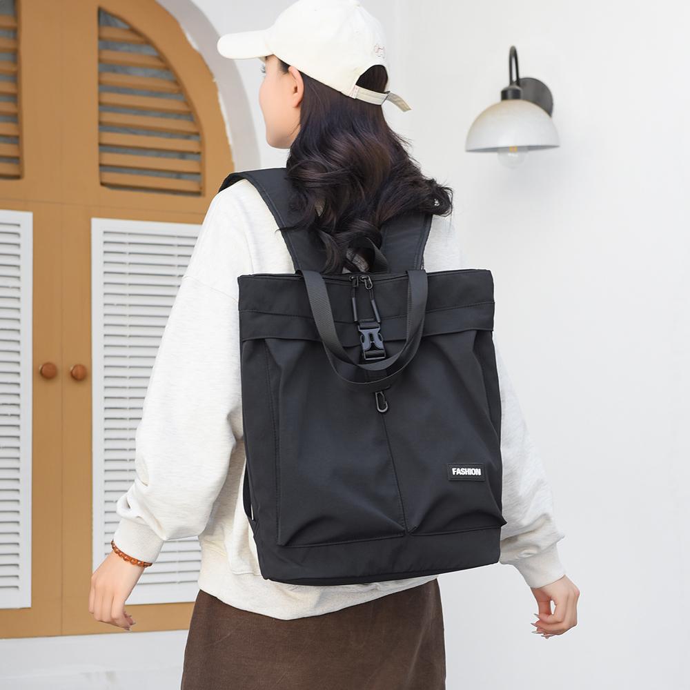 Dual-use Backpack Men Women Large Capacity Shoulder Tote Bag Handbag Lightweight Water-repellent Travel Backpack