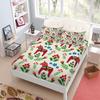 Watercolor Splat Super Boy Fitted Sheet Set King Queen Double Full Size Bed Linen Set