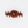 [Alexandre De Paris] Saint-Germain Hair Clip Brown Shell 6