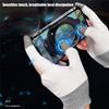 1 Pair 2-finger Gaming Gloves Breathable Anti-sweat Compatible For Gaming Eat Chicken Touch-screen Fingertips