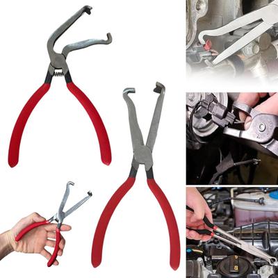 Abisolierzange Automobil Elektrischer Klemmenverbinder Separator Ausbauwerkzeug 2-in-1 Gerade Gebogene Spitze Trennzange