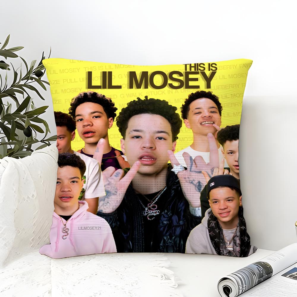 Hip-Hop Rapper Singer L-Lil Mosey 1 Pillow Case Linen Pillow Case Sofa Home Decor Cushion Cover Cushion Cove