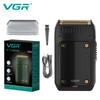 VGR 353 Reciprocating Beard Shaver Professional Hair Trimmer Electric Face Shaving Machine Men's USB Charging Safety Face Shaver for Men Home Clippers