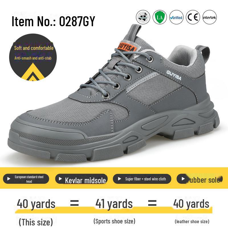 Sicherheitsschuhe für Herren: Langlebig, bruch- und durchstichfest, bequem, modisch, ideal für Baustellen