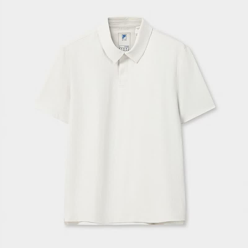 FILA Men s Knit Short Sleeve Polo Shirt L