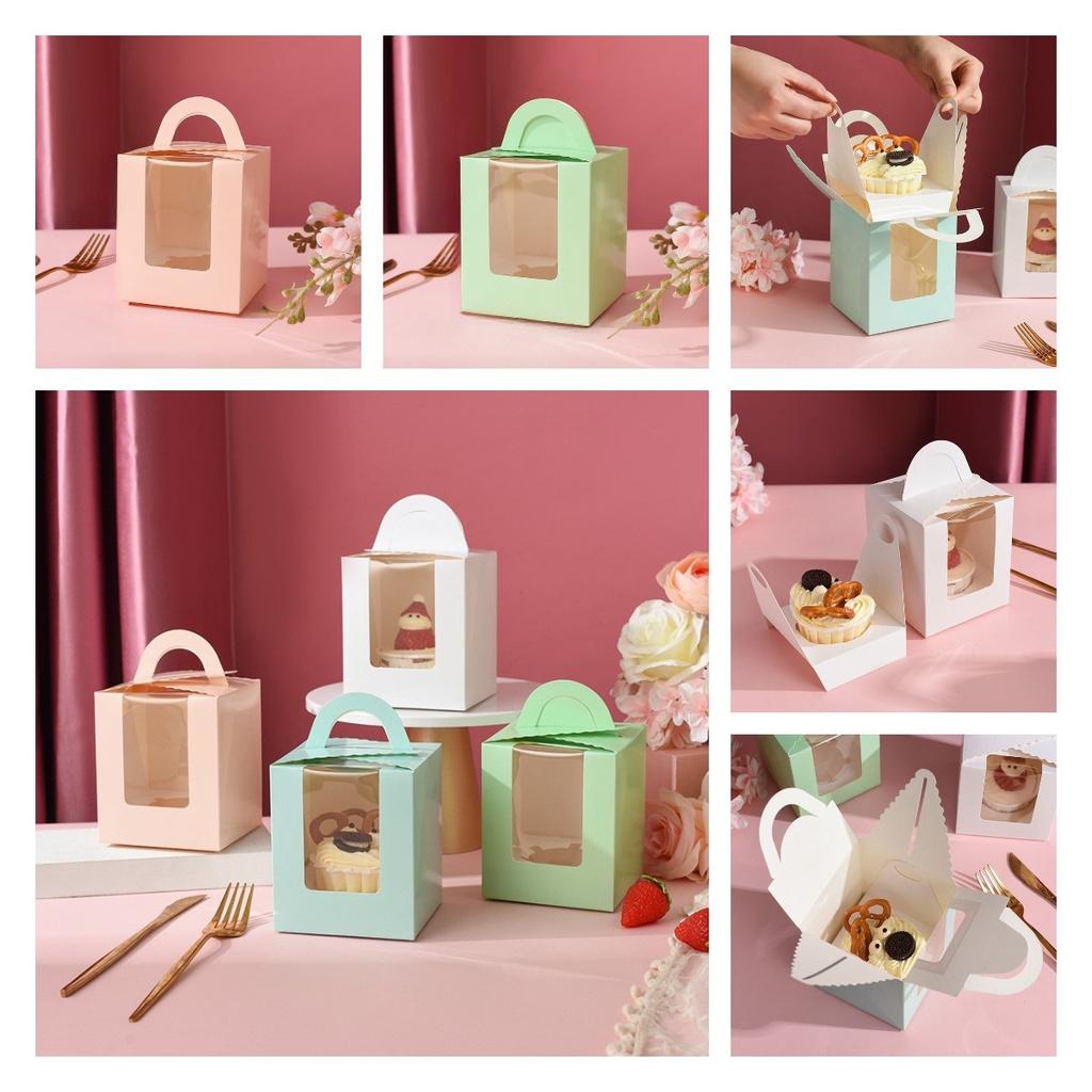 Thick Paper Cupcake Boxes For Individual Baked Goods Wholesale Manufacturer