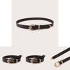 Retro Style Ladies Waist Belt Set With Nickel Alloy Buckles And Natural Elements