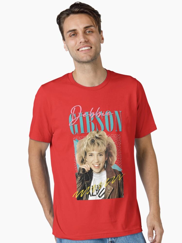 Vanessa Paradis Debbie 80er Jahre Stil Gibson Ästhetik Basic T-Shirt