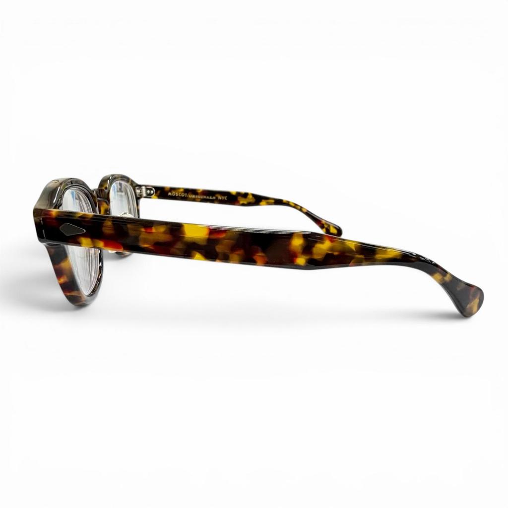 Excellent MOSCOT Glasses LEMTOSH Wellington Tortoiseshell Pattern Havana Mens Used