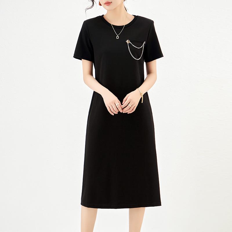 

Chain Short Sleeve Dress - Final Sale, No Returns or Exchanges Extra Large