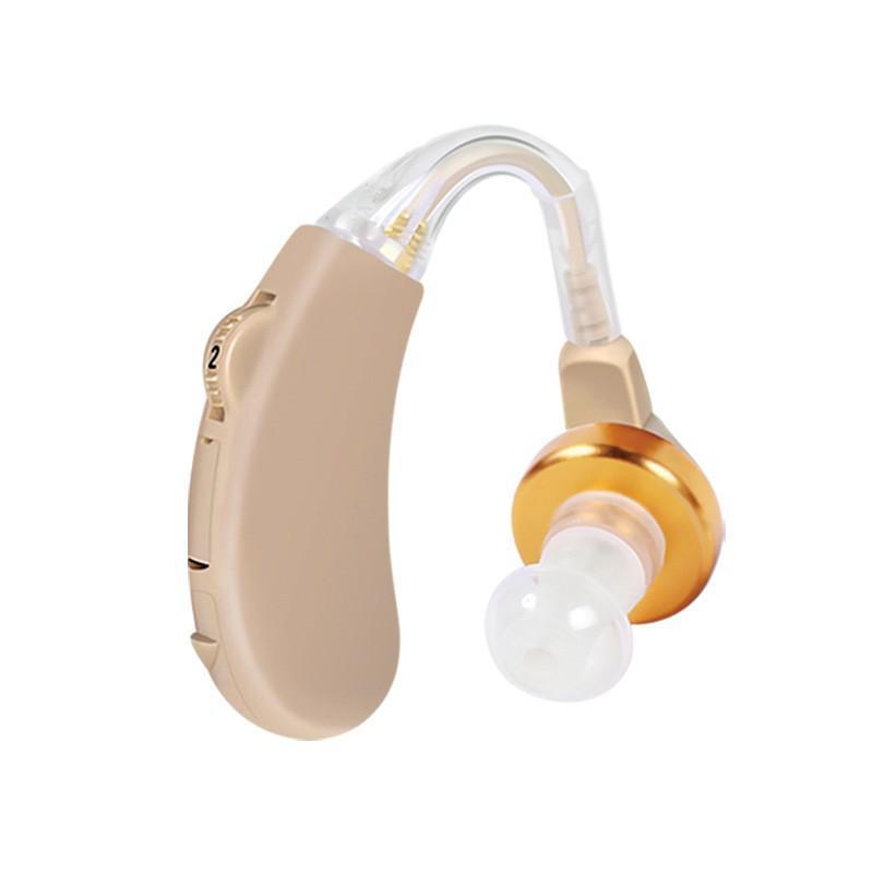 Wireless Hearing Aid with Ear-Hook for Seniors - Single Ear Sound Amplifier