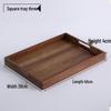 Bamboo & Wood Rectangular Tea Tray: Portable Serving Tray for Home, Restaurant, Hotel, Bread, Confinement, or Barbecue.