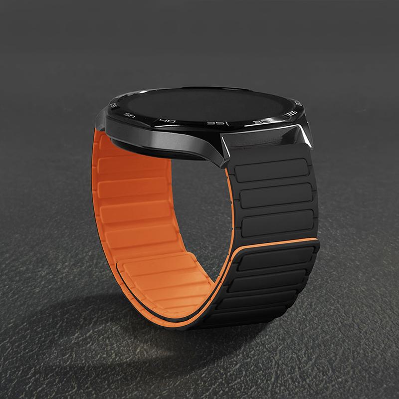 Magnetic silicone Band For Samsung Galaxy Watch 7 FE 6 4 classic 5pro Bracelet correa Huawei watch GT 6 5 4 pro 20mm 22mm straps