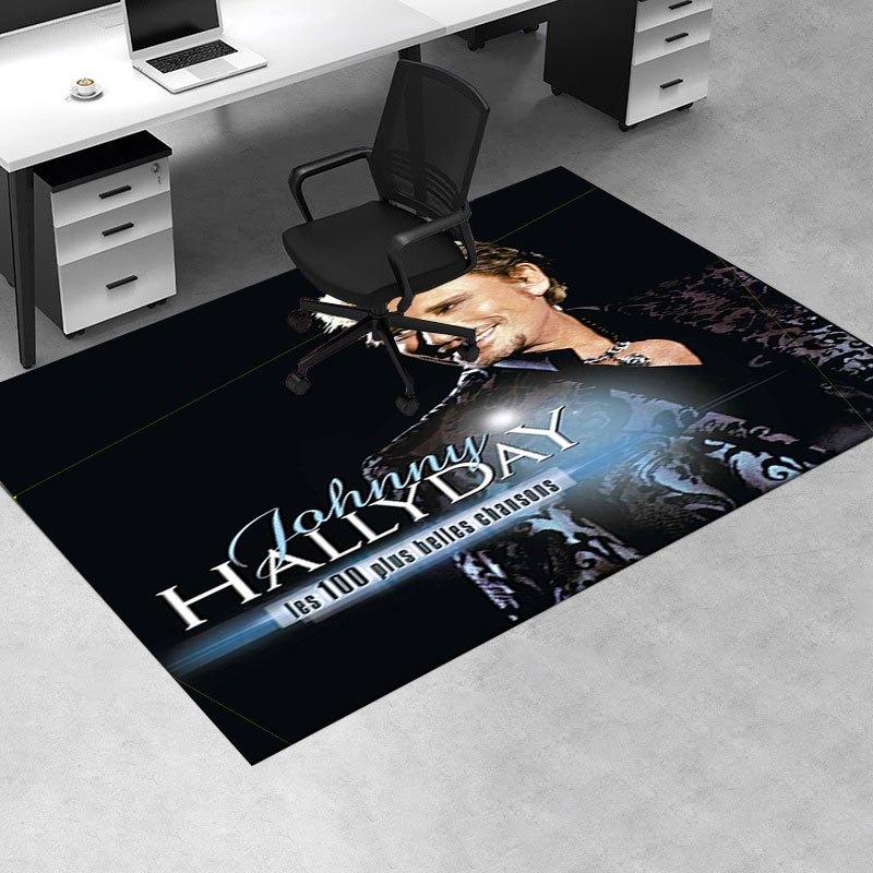 Johnny Hallyday: The 100 Most Beautiful SongsOffice Mat Perfect for Home Decor Office Desk Chair Rugs Chair Carpet for office Polyester Chai