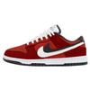 Dunk Low'Double Swoosh'Dunks Low Top Skateboard Shoes Women's Red White HV1800-101(TeamY-)