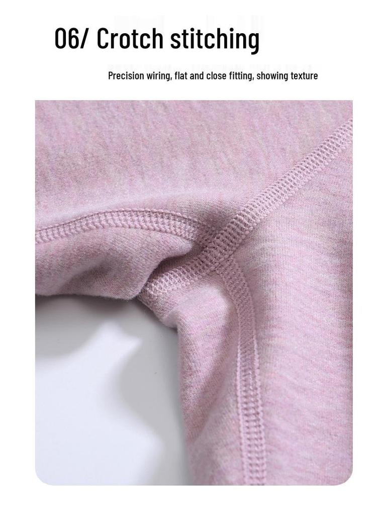 Herren- und Damen-Verdicktes Thermo-Unterwäsche-Set: Kaschmir Seide Samt Wolle für Herbst und Winter.