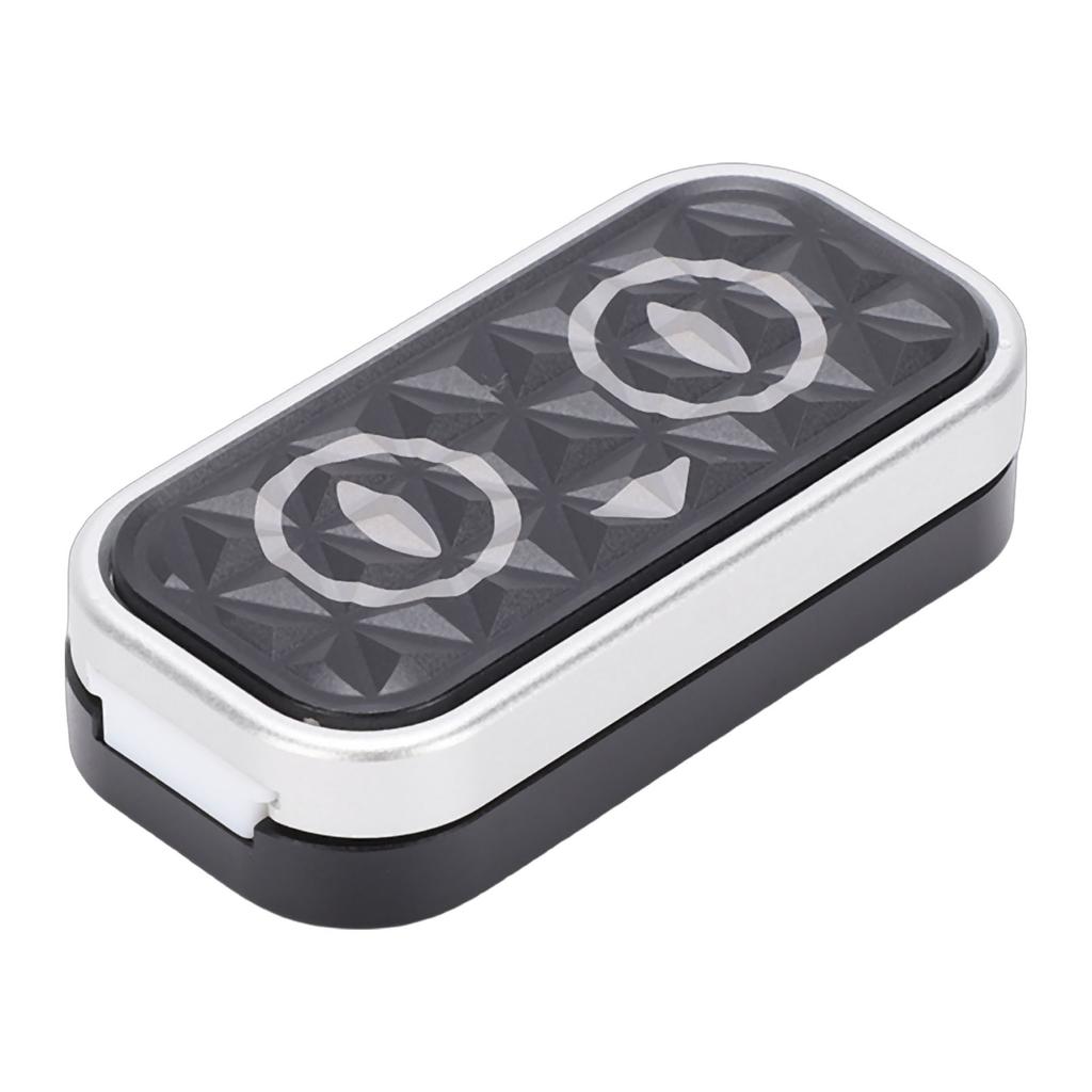 Mechanical Slider Aluminum Alloy Push Card Magnetic Toy Portable Haptic Finger Slider Toy for Office Home Travel