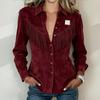 Camicia da donna western a maniche lunghe, vestibilità aderente