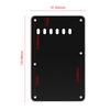 6 Holes 3 Ply Guitar Backplate Tremolo Back Cover Replacement for ST Electric Guitar