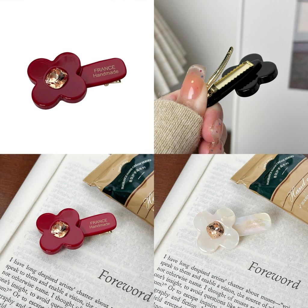 Luxury Acetate Mini Hair Clips With Crystal Embellishments For A Fashionable Look In Fall 2024